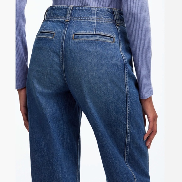 NWT Madewell Tapered Denim Trousers - Picture 3 of 11
